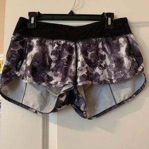 Lululemon speed up shorts size 6
